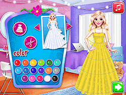 Princess Wedding Dress Design - Girls - DOLLMANIA.COM