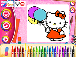 Kitty Cat Coloring Book - Girls - DOLLMANIA.COM
