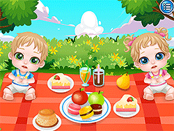 Cute Twin Spring Time