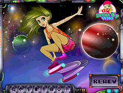 Alien Skateboarder Girl