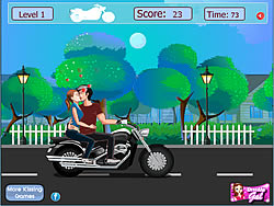 Risky Motorcycle Kissing