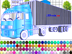 Container Truck Coloring