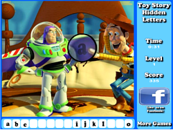 Toy Story Hidden Letters Game