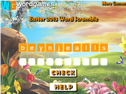 Easter 2013 Word Scramble