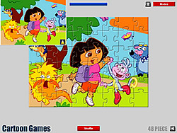 Dora Cartoon Jigsaw