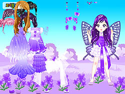 Purple Butterfly Dress up