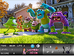 Monsters University Hidden Objects Game