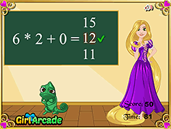 Rapunzel Math Exam