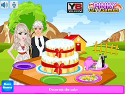 Elsa Princess Wedding Cake