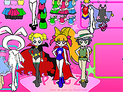 Dress Up Game Powerpuff Girls Demashita Z
