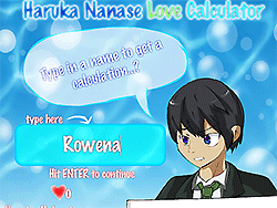 Haruka Nanase Love Calculator!