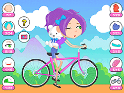 Cycling Girl Dressup